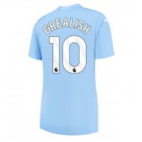 Koszulka piłkarska Manchester City Jack Grealish #10 Strój Domowy dla kobiety 2023-24 tanio Krótki Rękaw